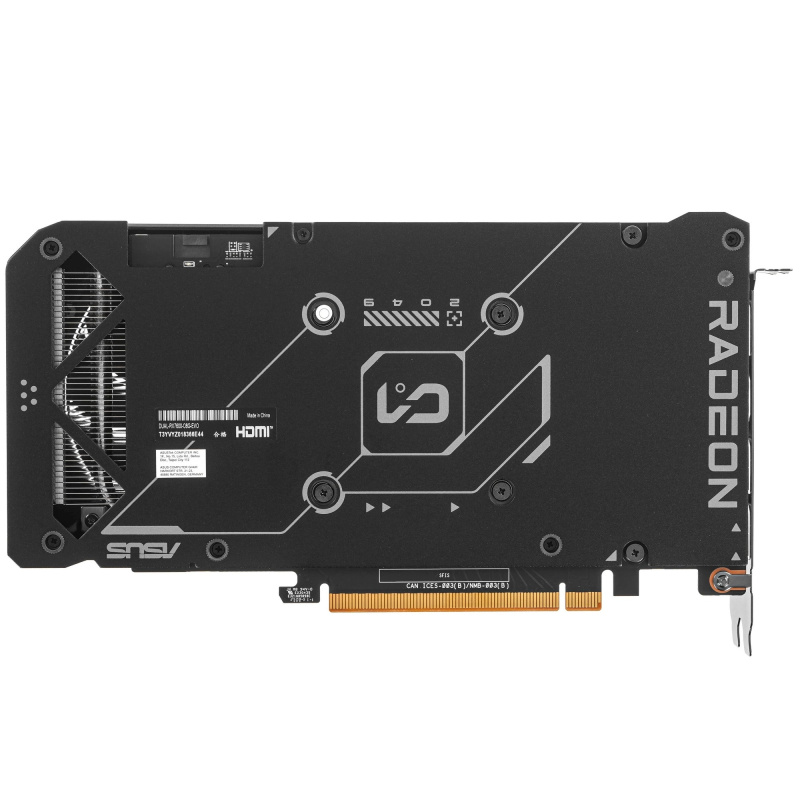 Фото  Видеокарта ASUS AMD Radeon RX7600 DUAL OC V2 8GB GDDR6 128bit 3*DP/HDMI (DUAL-RX7600-O8G-EVO) RTL