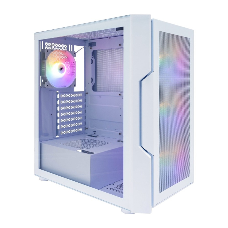 1STPLAYER TRILOBITE T7-P White   ATX   4x120mm LED fans   T7-P-WH-4F1-W