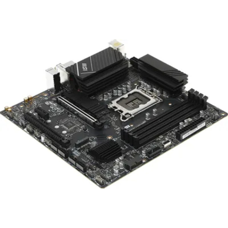 Фото  MSI PRO B760M-A WIFI DDR4 RTL {LGA 1700, Intel B760, mATX}