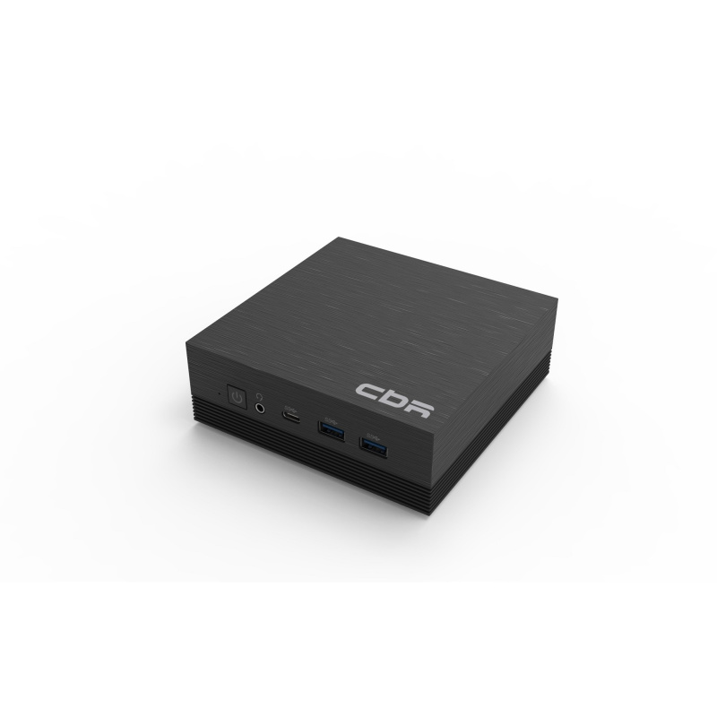 Фото  CBR MiniPC-DT004 (AMD R5 3500U/8Gb  DDR4/256Gb SSD PCIe / W11Pro /2(1*USB3.2 Gen1 + 1*USB2.0), 3.5mm Combo Jack, RJ-45, VESA 75*75/100*100 )