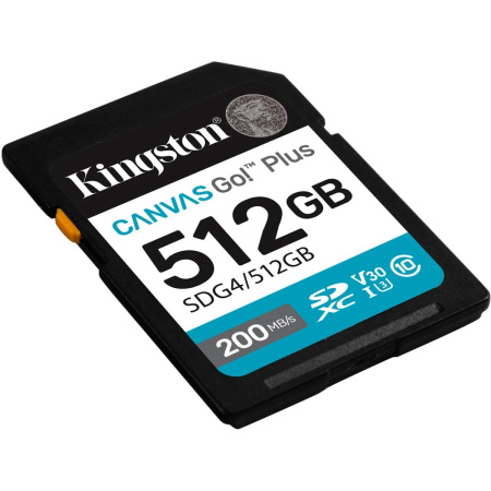 Фото  Micro SecureDigital 512GB Kingston SDG4/512GB 