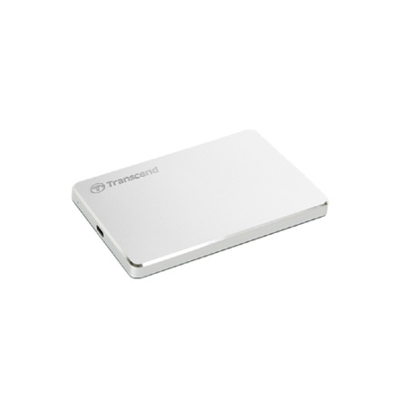 Фото  Transcend Portable HDD 2TB StoreJet 25C3S USB 3.1 gen.1 Type-C / Type-A,серебристый