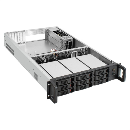 Фото  Exegate EX294280RUS Серверная платформа ExeGate Pro 2U650-HS09 <RM 19", высота 2U, глубина 650, Redundant БП 2x800W, 9xHotSwap, 2*USB>