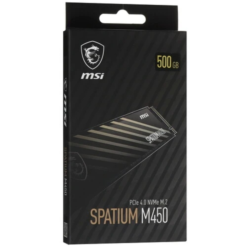 Фото  Твердотельный накопитель SSD MSI M.2 2280 500GB SPATIUM M450 V1 S78-440K380-P83