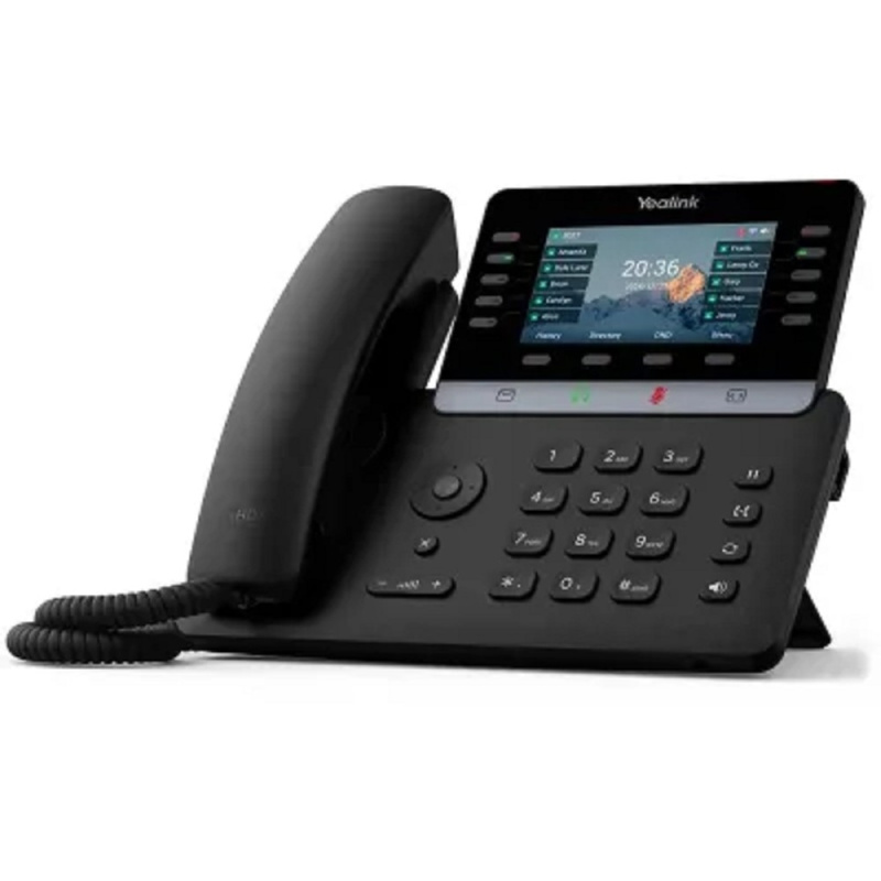 Фото  YEALINK SIP-T74U, 16 аккаунтов, 4,3" цветной экран, порт USB, BLF, PoE, GigE, без БП, шт (repl. SIP-T46U) 