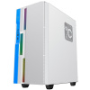 GameMax Корпус Brufen C3 WB без БП  MidiT  ATX  Бело-гол  Зак. стекл.  USB 3.0  1*120; 1*140мм вент.