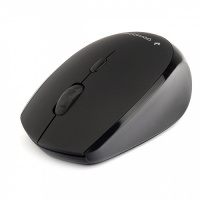 Фото  Gembird MUSW-354 {Мышь беспроводная, черный, бесш.клик, soft touch,3кн.+колесо-кнопка, 2400DPI, 2,4ГГц}