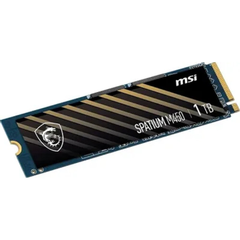 Фото  Твердотельный накопитель SSD MSI M.2 2280 1TB SPATIUM M450 Client  S78-440L0M0-P83, PCIe Gen4x4 with NVMe,  3D TLC, R/ W 3400/ 2500