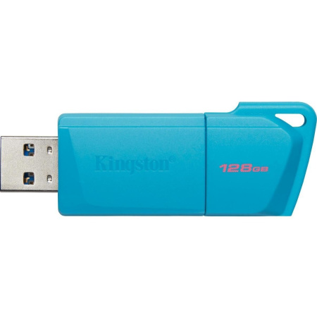 Фото  Kingston USB Drive 128GB USB 3.2 DT Exodia M DTXM - NEON (AQUA BLUE)