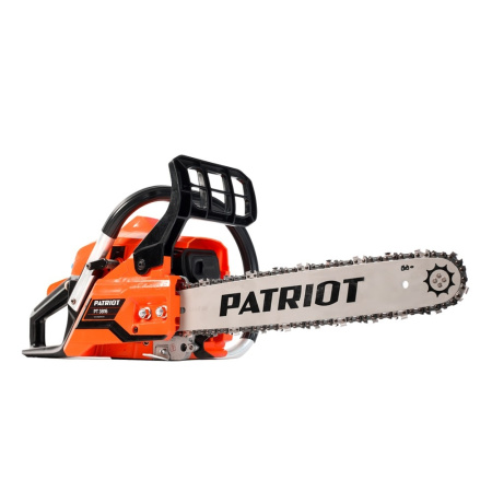 Фото  Бензопила PATRIOT PT3816 [220105510] {раб. объем 38сс, 2,0 л.с, шина 16", цепь 3/8" ; 0,050"/1,3mm ; 57 звеньев; облегченный запуск Easy Start;  очки 