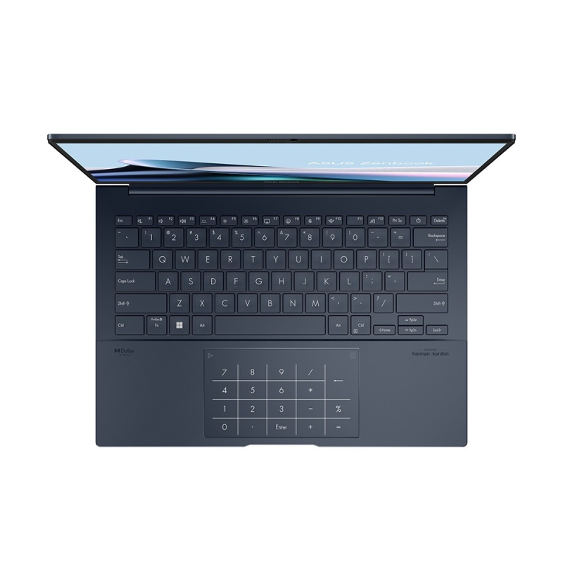 Фото  ASUS Zenbook UX3405CA-ST1353 [90NB14W1-M01ZR0] Blue 14" {OLED 3K Ul7 255H/32Gb/SSD1Tb/140T/noOS/Bag}