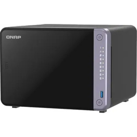 Сетевое хранилище без дисков  SMB QNAP TS-632X-4G 6-bay 3.5" desktop NAS  AL524 4C 2.0GHz  4GB DDR4 