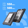 Фото  CBR SSD-256GB-2.5-BS24b, Внутренний SSD-накопитель, серия "Base", 256 GB, 2.5", SATA III 6 Gbit/s, 3D TLC NAND, R/W speed up to 550/500 MB/s, TBW (TB)
