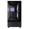 Фото  1STPLAYER MIKU Mi5 ARGB Black / mATX / 3x120mm ARGB fans / Mi5-BK-2FC7R-1FC7
