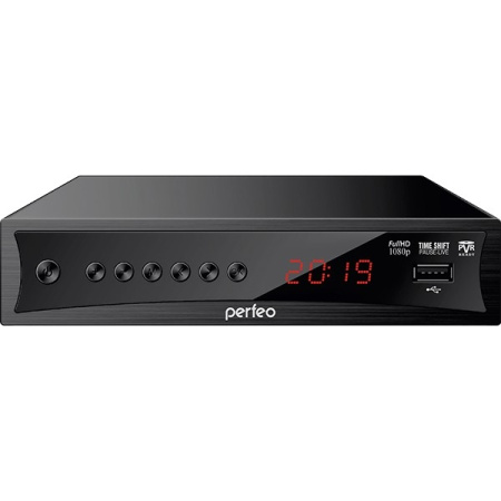 Perfeo DVB-T2 C приставка "CONSUL" для цифр.TV  Wi-Fi  IPTV  HDMI  2 USB  DolbyDigital  пульт ДУ [PF
