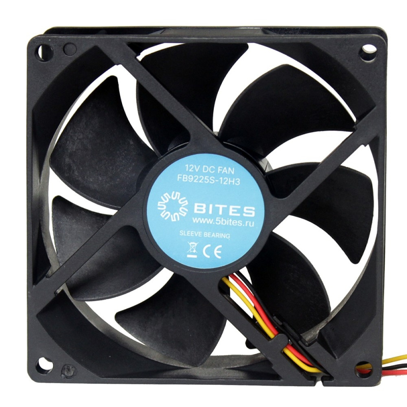 5bites Вентилятор FB9225S-12H3 92X25   SLEEVE   2500RPM   3P