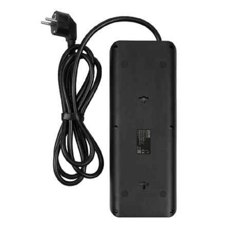 Фото  Powercom Сетевой фильтр SP-10 USB2A1CB 3,0 м (10*EU (СЕЕ 7/3)+1*USB-C+2*USB-A) {2065290}
