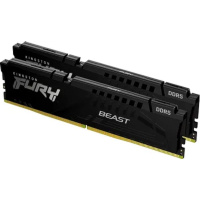 Фото  Kingston DDR5 DIMM 32Gb Kit 2x16Gb 5600MHz KF560C36BBE2K2-32 Fury Beast Black