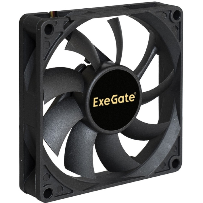 Фото  Exegate EX283373RUS Вентилятор ExeGate ExtraSilent ES08015S3P, (80x80x15 мм, Sleeve bearing (подшипник скольжения), 3pin, 1600RPM, 16.5dBA