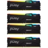 Kingston DDR5 DIMM 64GB 5200MT/s CL40 (Kit of 4) FURY Beast RGB XMP KF552C40BBAK4-64