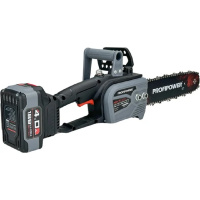 Фото  Аккумуляторная бесщеточная цепная пила PROFIPOWER MKDUC-18V (20В,Li-ion-1шт, 4.0Ач, шина 12", 0-4000об/мин, цепь 3/8, 45 звеньев, З/У, в коробке) [E01