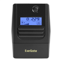 Фото  Exegate EX299636RUS ИБП ExeGate Smart LB-500.LCD.AVR.4C13 (500VA/300W, LCD, AVR, 4*C13, батарея 12V 4.5Ah, Black)