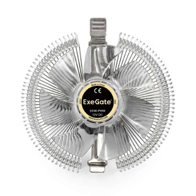 Фото  Exegate EX286150RUS Кулер ExeGate EE90-PWM (Al, LGA	775/1150/1151/1155/1156/1200/1700/A­M2/AM2+/AM3/AM3+/AM4/FM1/FM2/754/, TDP 75W, Fan 90mm, PWM, 800