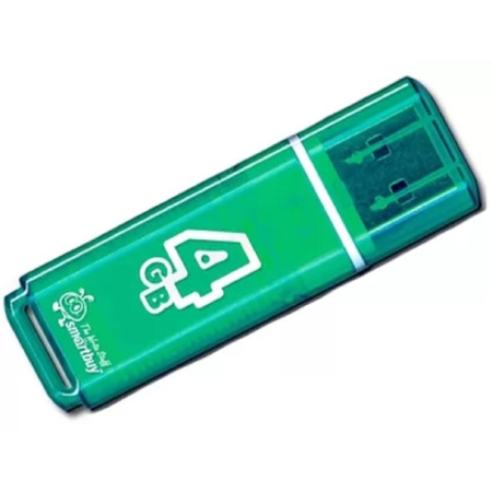Фото  Smartbuy USB Drive 4GB Glossy series Green (SB4GBGS-G)