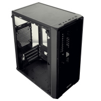 Фото  Ginzzu B175  2*USB 2.0,AU передняя и боковая панель стекло