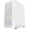 Фото  Powercase CMIMZW-L3 Корпус Mistral Micro Z3W Mesh LED, Tempered Glass, 2x 140mm + 1х 120mm 5-color fan, белый, mATX  (CMIMZW-L3)