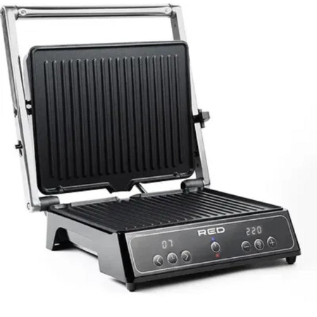 Фото  REDMOND RGM-M809 SteakMaster Электрогриль, 2000Вт, черный/серебристый