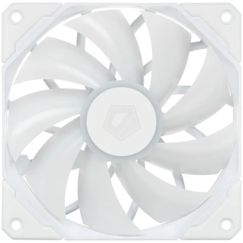 Фото  Case fan ID-Cooling TF-12025-PRO-ARGB WHITE 120мм ( PWM, резиновые углы, белый, ARGB, 500-1800об/мин)  BOX