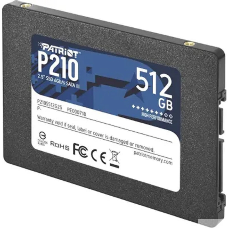 Фото  Patriot SSD 512Gb P210 P210S512G25 {SATA 3.0}