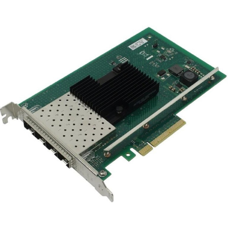 Фото  Сетевой адаптер Intel Intel® Ethernet Converged Network Adapter X710-DA4 4x SFP+ port 10GbE/1GbE, PCI-E v3 x4, VMDq. PCI-SIG* SR-IOV, w/o RDMA, Low Pr