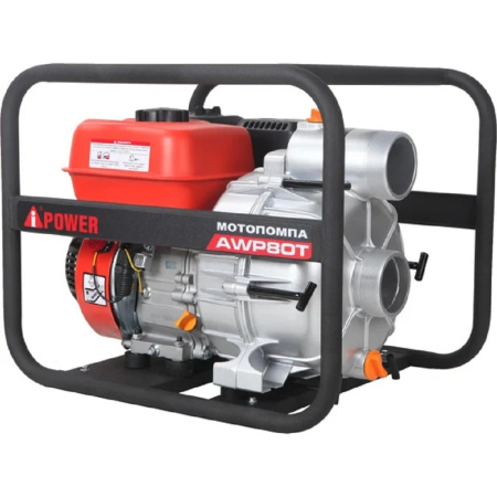 Фото  A-ipower мотопомпа бензиновая для гряной воды AWP80T [30231]