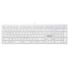 Клавиатура A4Tech Fstyler FX50 белый USB slim Multimedia (FX50 WHITE)