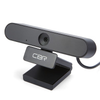 Фото  CBR CW 870FHD Black, Веб-камера с матрицей 2 МП, разрешение видео 1920х1080, USB 2.0, встроенный микрофон с шумоподавлением, автофокус, крепление на м