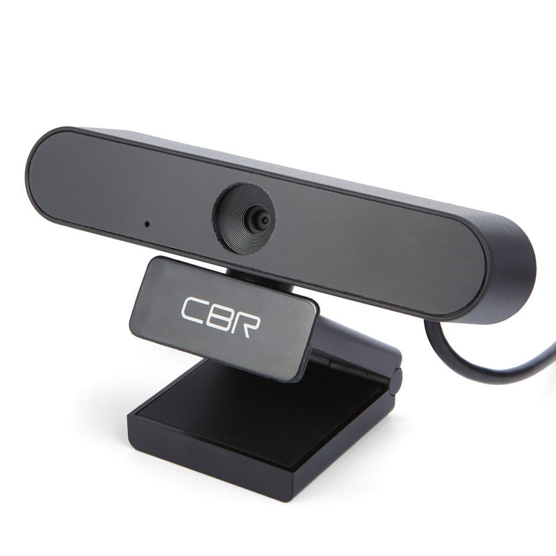 Фото  CBR CW 870FHD Black, Веб-камера с матрицей 2 МП, разрешение видео 1920х1080, USB 2.0, встроенный микрофон с шумоподавлением, автофокус, крепление на м