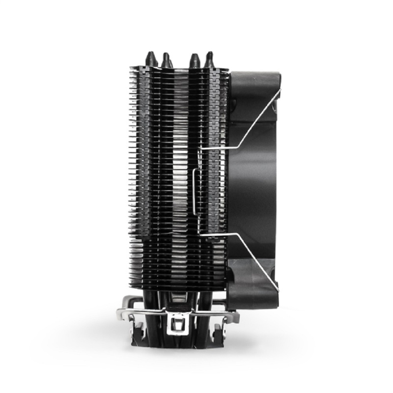 Фото  Exegate EX293667RUS Кулер ExeGate Dark Magic EXX400V2-PWM.RGB {Al+Cu, черное покрытие, 4 тепл.трубки, LGA775/1150/1151/1155/1156/1200/1700/AM2/AM2+/AM