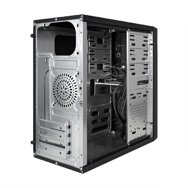 Фото  Exegate EX284032RUS Корпус Minitower BA-203U Black, mATX, <без БП>, 2*USB+1*USB3.0, Audio