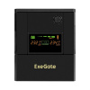 Фото  Exegate EX299950RUS ИБП ExeGate SpecialPro Smart LLB-1000.LCD.AVR.4SH (1000VA/700W, LCD, AVR, 4*EU/Тип F(Schuko), батарея 12V 7.2Ah - 2 шт., металличе