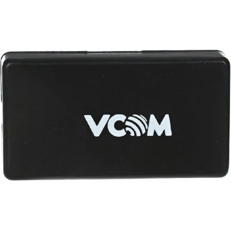 Фото  VCOM NM211 Соединительный бокс для витой пары UTP cat. 5e, 6 T568A/B, IDC: krone, черный  [4895182238916]