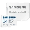 Micro SecureDigital 64GB Samsung Class 10 Evo Plus U1 (R/W 160 MB/s) + SD адаптер [MB-MC64SA/EU/CN]