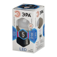Фото  ЭРА Б0028488 Лампочка светодиодная STD LED P45-5W-840-E27 E27 / Е27 5Вт шар нейтральный белый свет