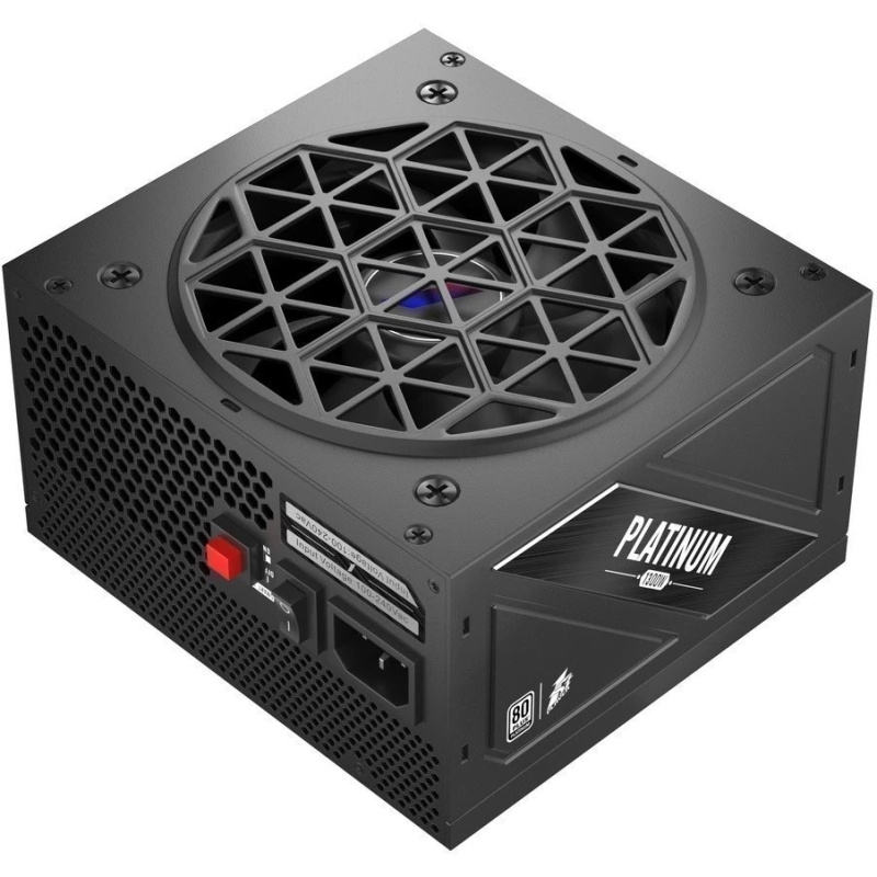 Фото  1STPLAYER NGDP Platinum 1300W Black / ATX3.0, APFC, 80 PLUS Platinum, SR + LLC + DC-DC, 120mm fan, full modular / HA-1300BA3-BK