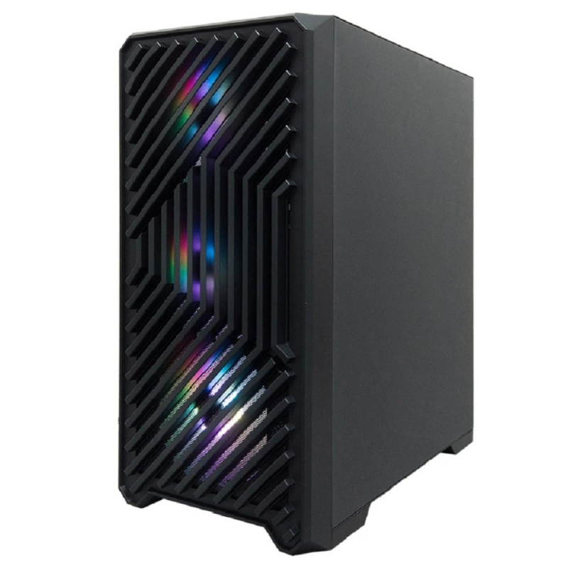 Фото  1STPLAYER TRILOBITE T5 ARGB Black / mATX / 4x120mm ARGB fans / T5-BK-4F7
