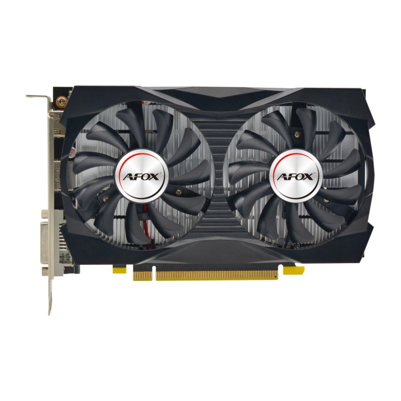 Фото  Видеокарта AFOX GTX1050 4GB GDDR5 128Bit  DVI/HDMI/DP ATX 2FAN (AF1050-4096D5H4-V2)