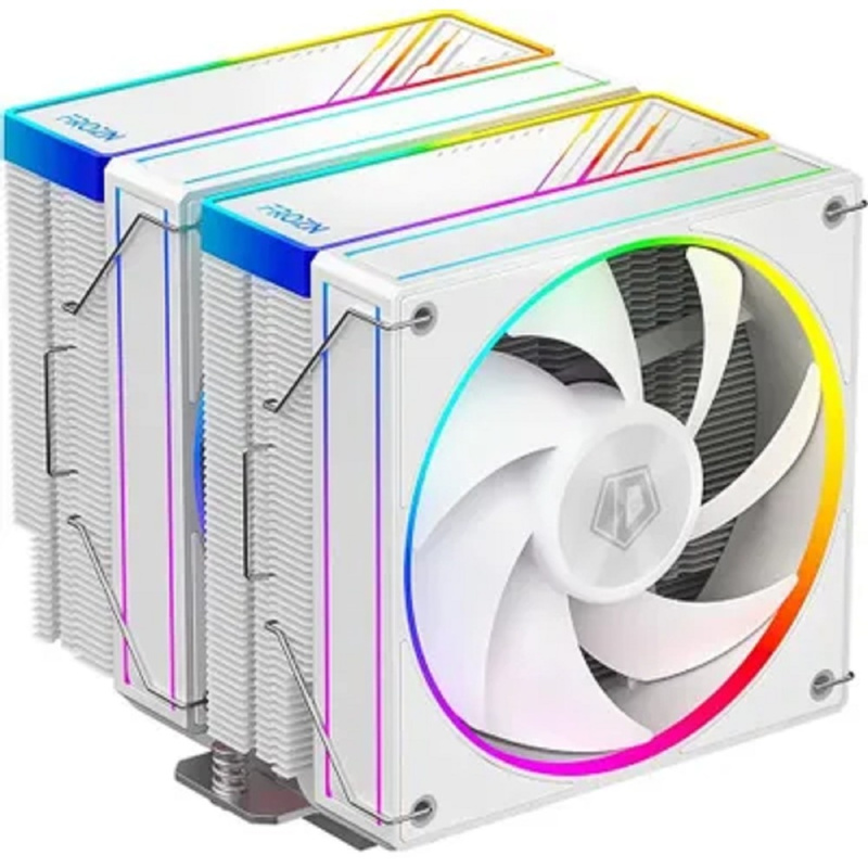 Фото  Cooler ID-Cooling FROZN A620 ARGB Wh Soc-AM5/AM4/1151/1200/2066/1700 4-pin Al+Cu 270W 1200gr LED Ret