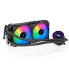 Exegate EX293457RUS Комплект водяного охлаждения ExeGate BlackWater-240V2.PWM.RGB (RGB подсветка, LGA2066/2011/1366/1150/1151/1155/1156/1200/1700/AM4/