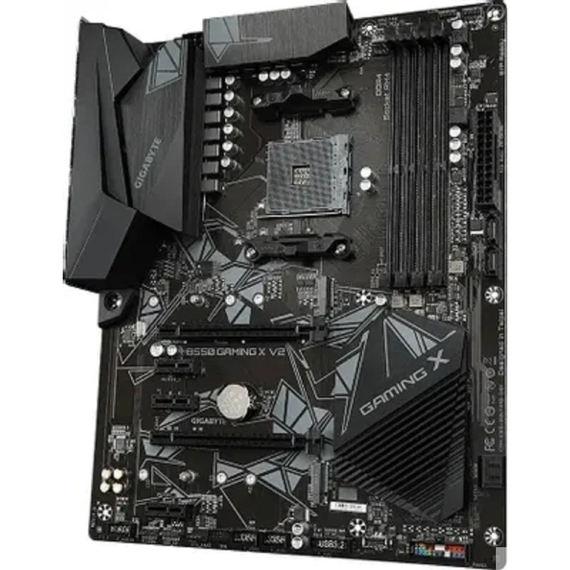 Фото  Gigabyte B550 GAMING X V2 {AM4, B550, 4*DDR4, DVI-D+HDMI, 4 SATA 6 Гб/с, M2, Audio, Gb LAN, USB 3.2, USB 2.0, ATX}